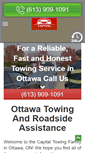 Mobile Screenshot of ottawa-towing.ca